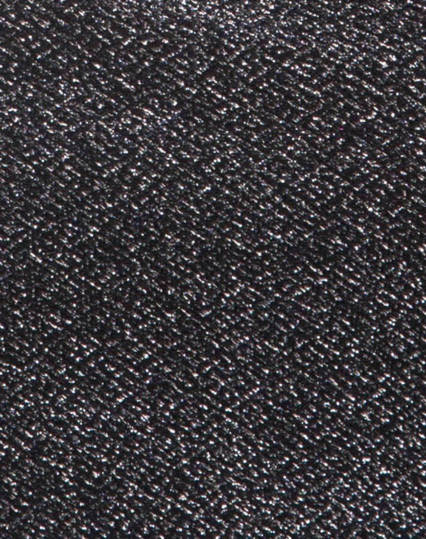 Image of Kozina Crop Top in Silber Glitter