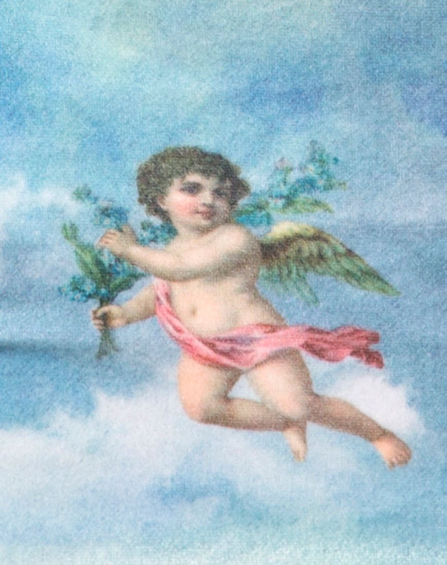 Image of Kozue Kleid aus Angel Velvet Himmelblau