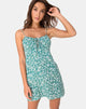 Bild von Kumala Slip Dress in Floral Field Green