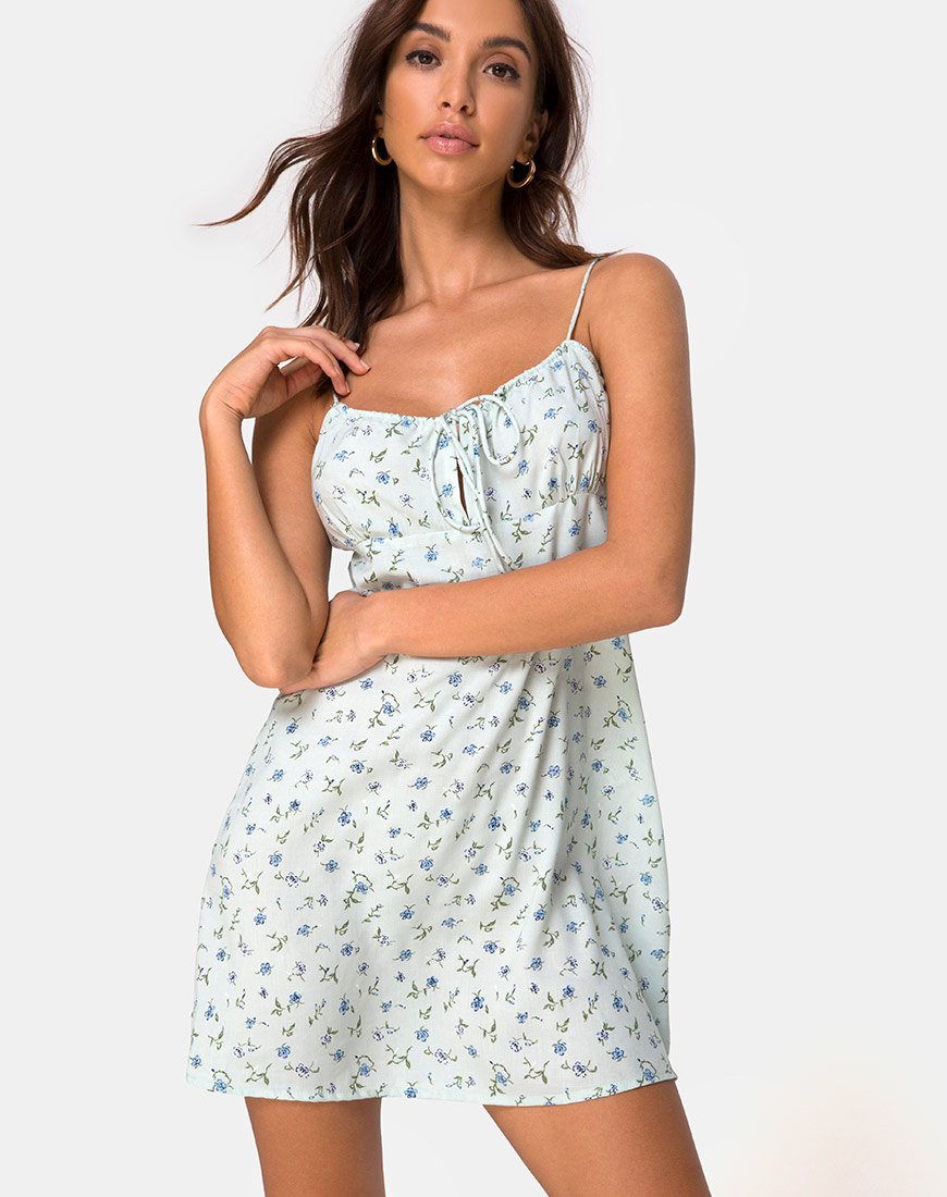 Kumala Kleid in hübschem Blütenblattgrün