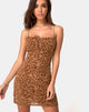 Image of Kumin Kleid in Tierflock Tan Braun