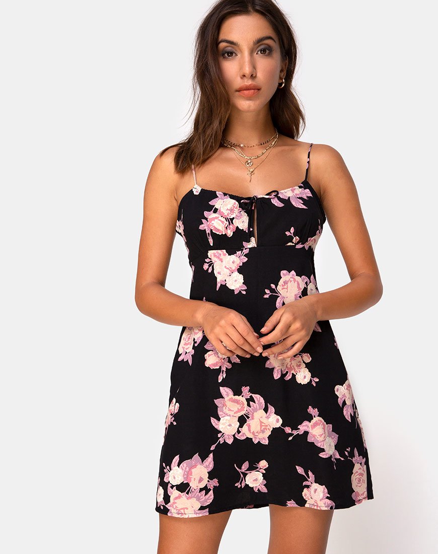 Kumala Slip-Kleid in Vintage-Rosa