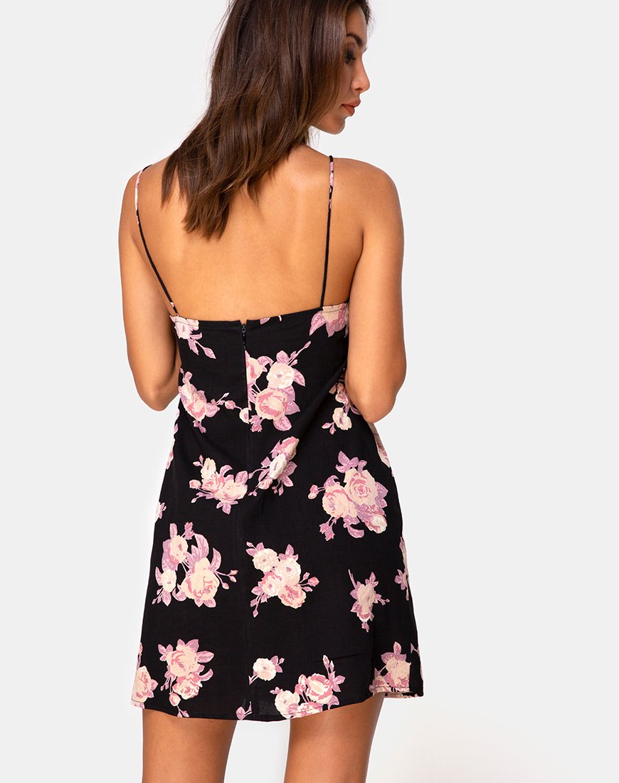 Kumala Slip-Kleid in Vintage-Rosa