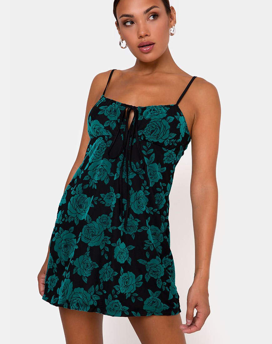 Bild von Kumala Kleid in Romantic Rose Flock Teal
