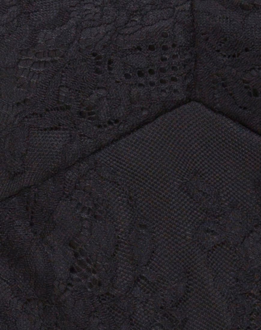 Image of Kusakina Kleid aus Spitze Schwarz