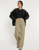 Abbildung der Kusnaedi Wide Leg Trouser in Stone