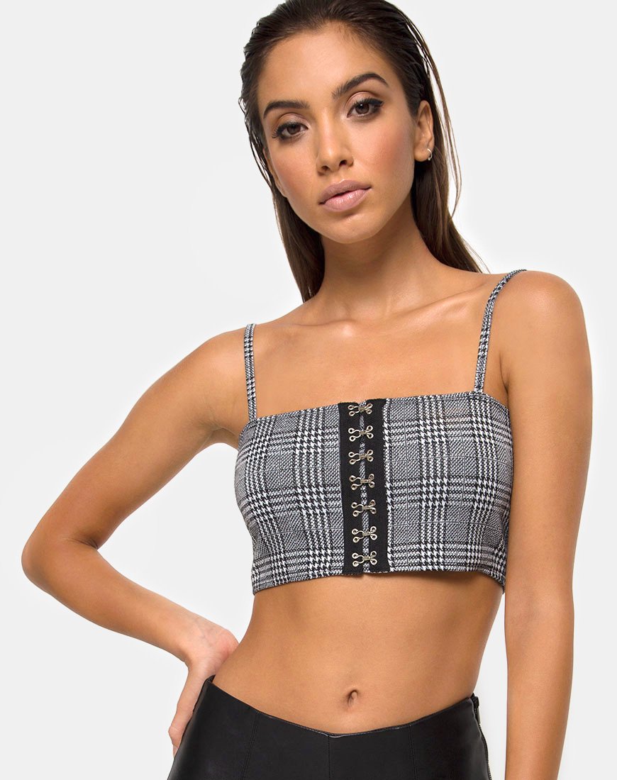 Bild von Kyga Crop Top in Charles Check