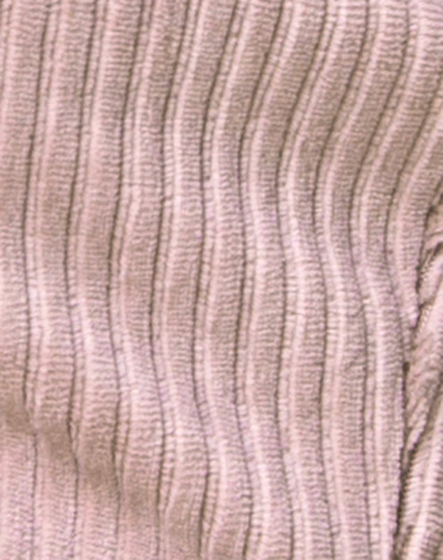Bild von Kylie Crop Top in Rib Taupe