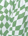 Quadratische Flagge Grün
