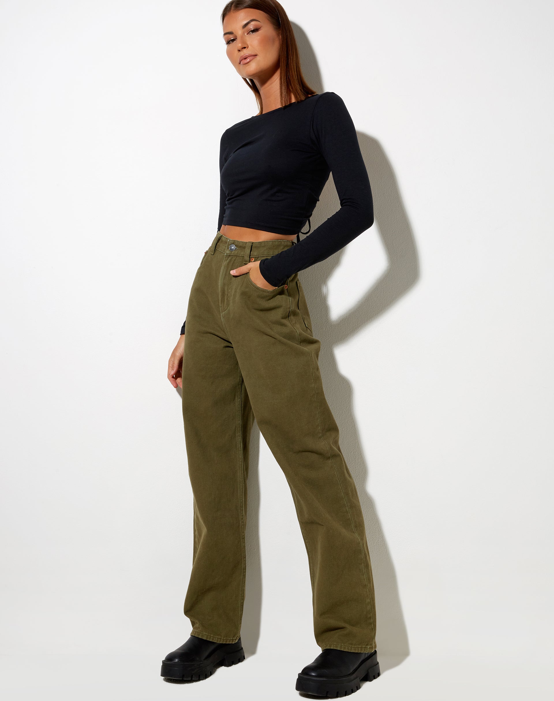 Bild von Lali Crop Top in Schwarz