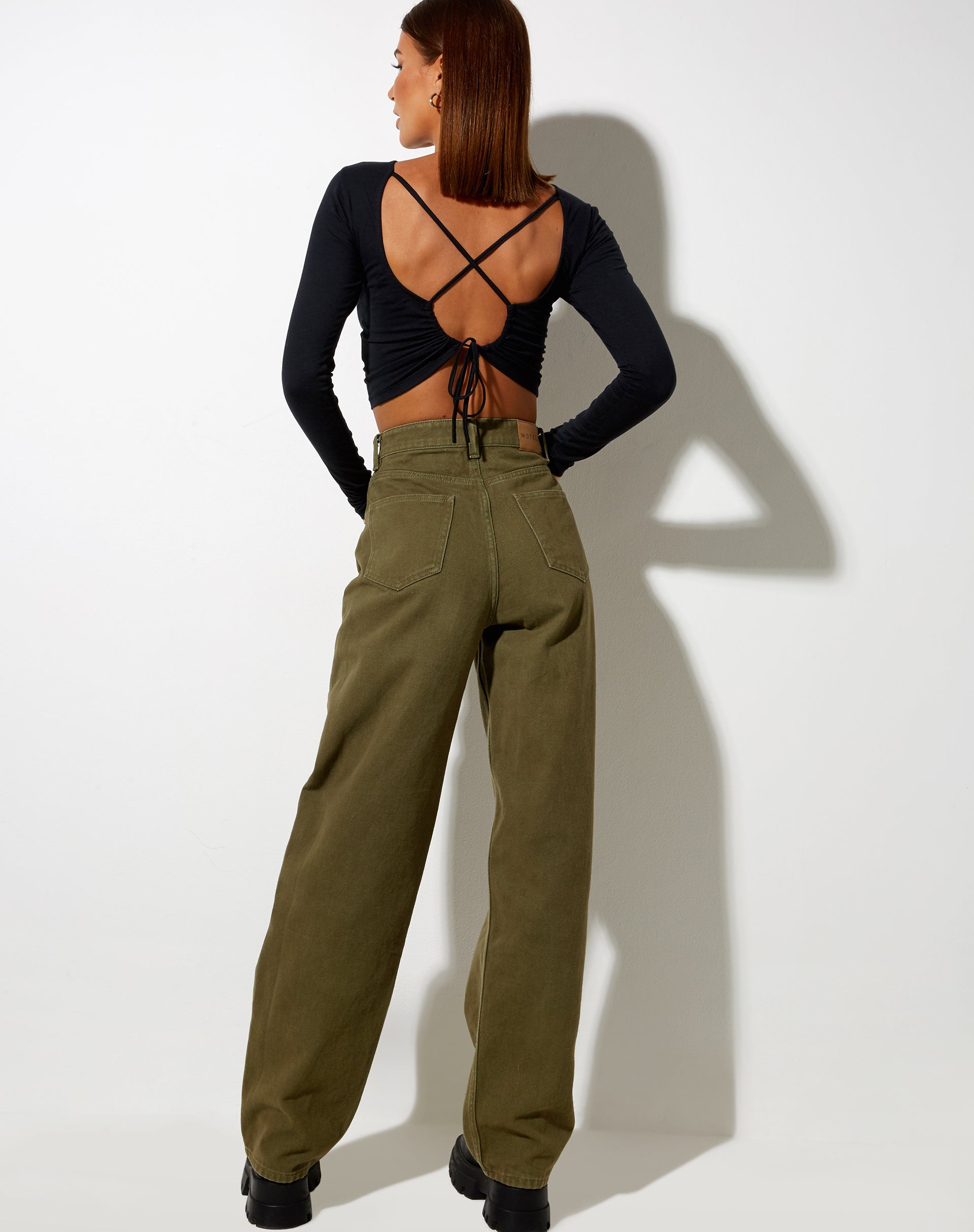 Bild von Lali Crop Top in Schwarz