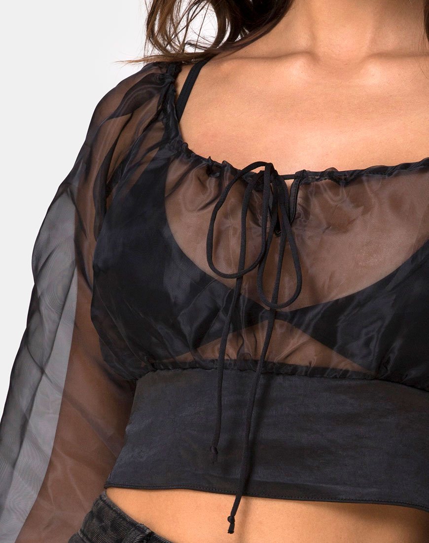 Image von Lancelle Top in Satin Black