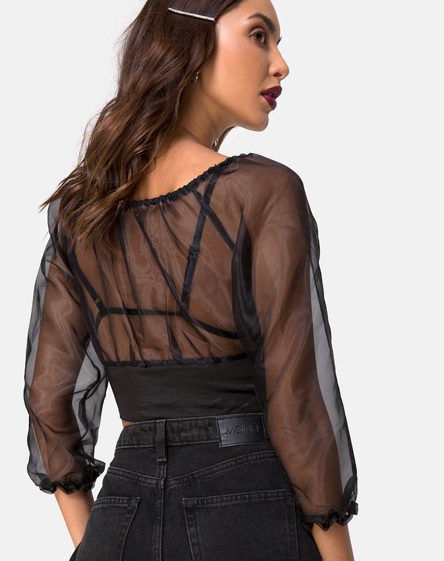 Image von Lancelle Top in Satin Black