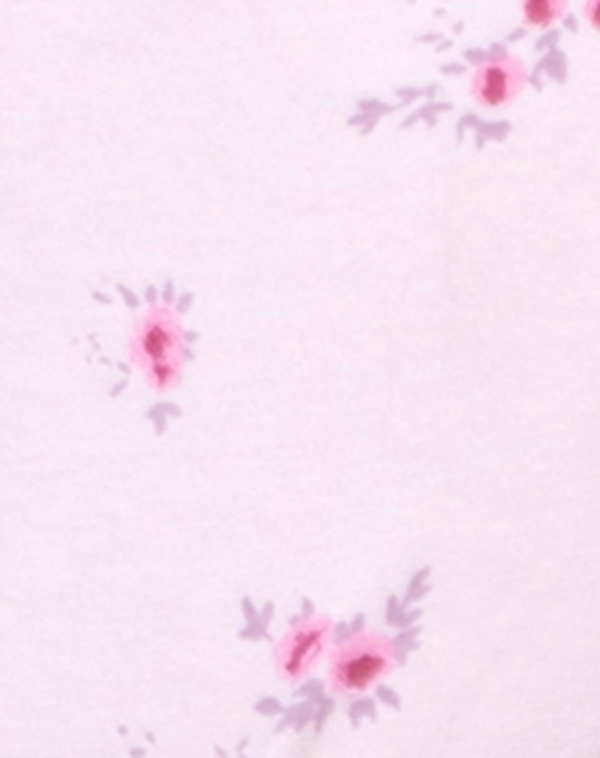 Bild von Lancheti Mieder in Forget Me Not Floral Pink