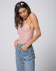 Image of Lanora Mieder aus Lacey Knit Blush