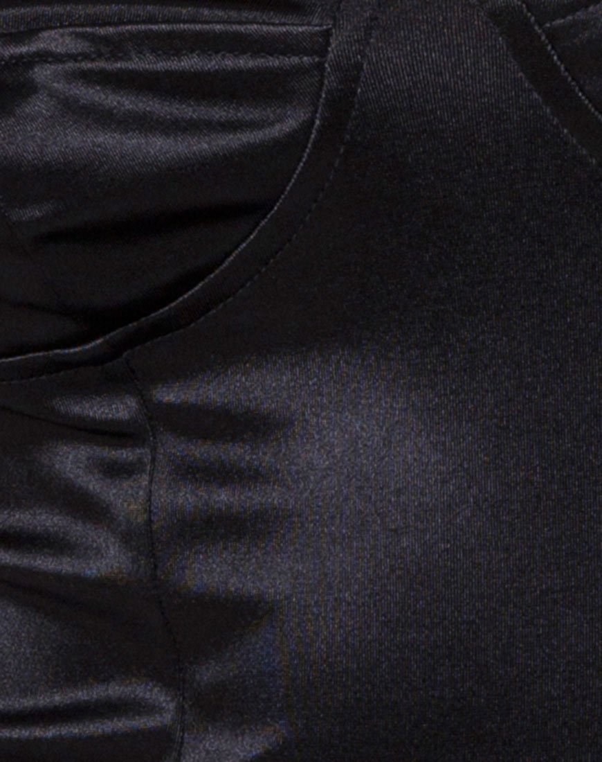 Image of Lany Catsuit aus Spandex Schwarz