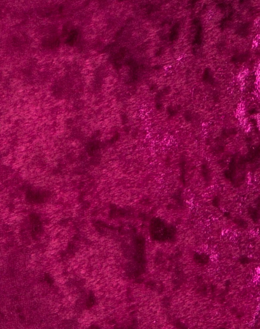 Image of Lao Tiefes Mieder in Burgundy Crush