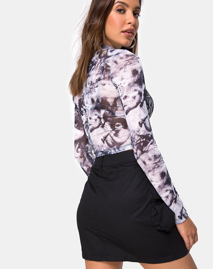 Bild von Lara Crop Top aus Cherub Mesh