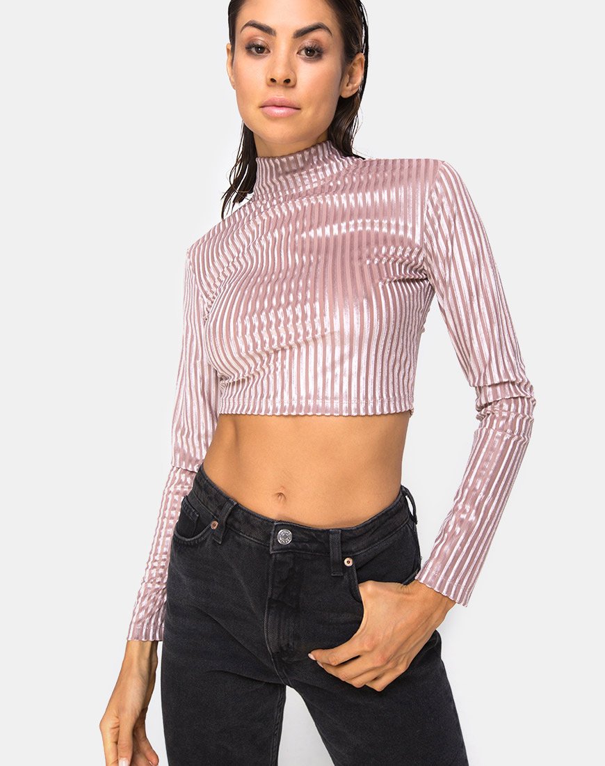 Bild von Lara Crop Top in Taupe