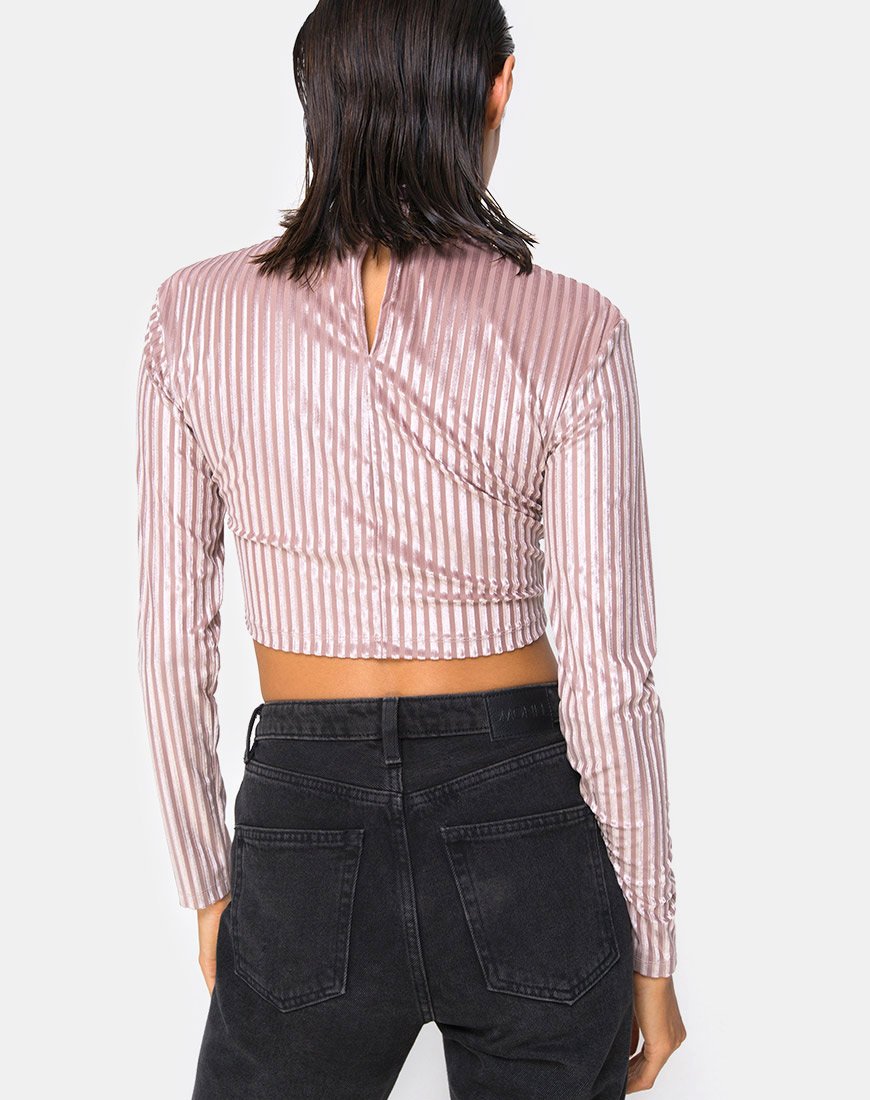 Bild von Lara Crop Top in Taupe