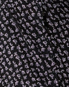 Dark Base Floral Schwarz