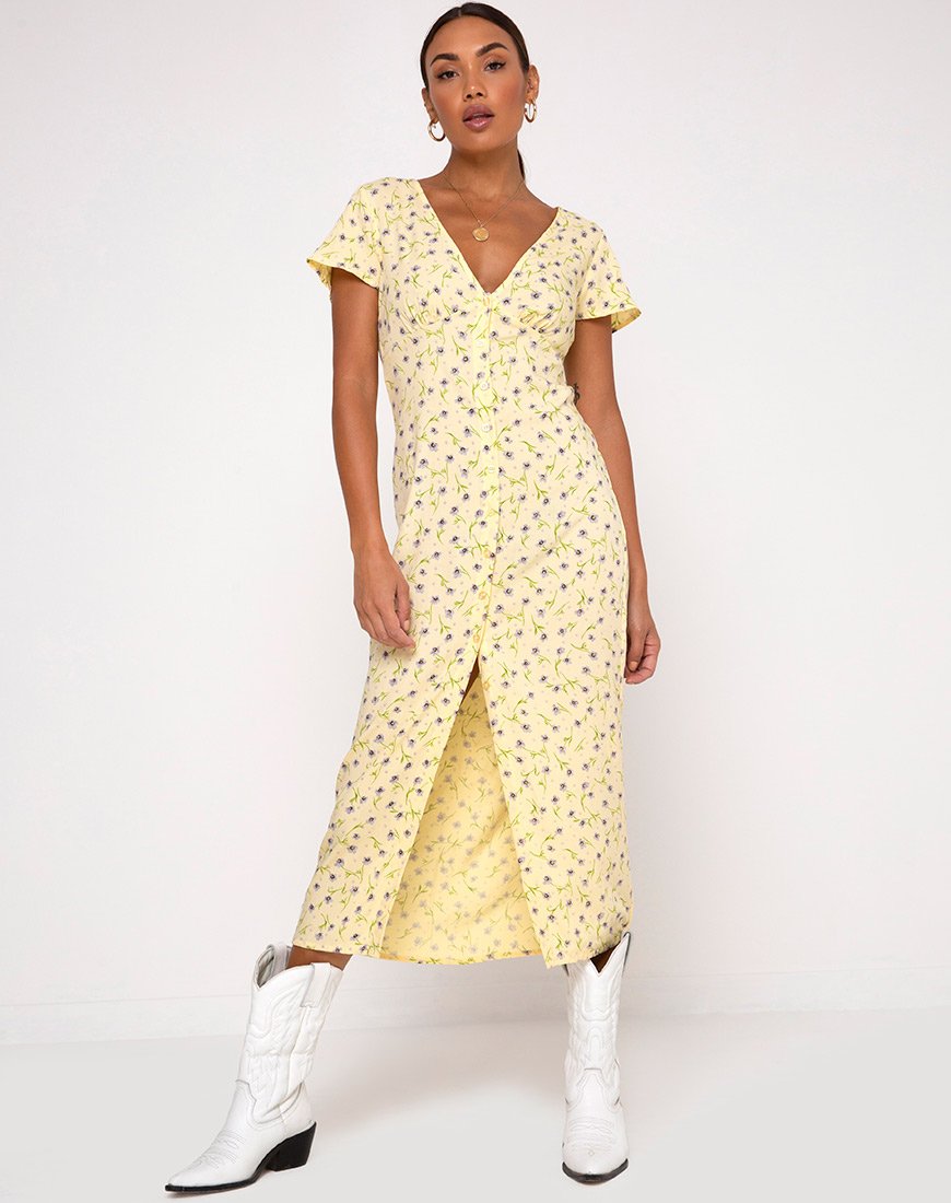 Image of Larin Midikleid in Wild Flower Lemon Drop
