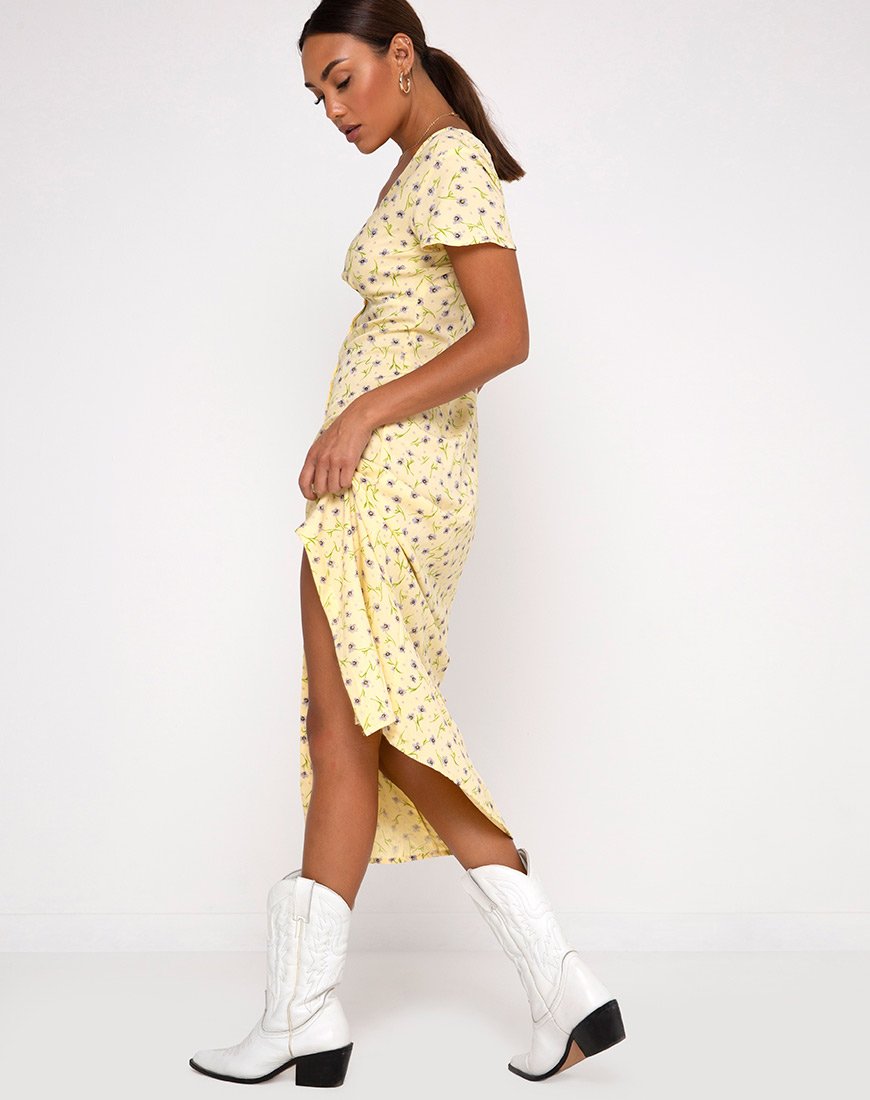 Image of Larin Midikleid in Wild Flower Lemon Drop