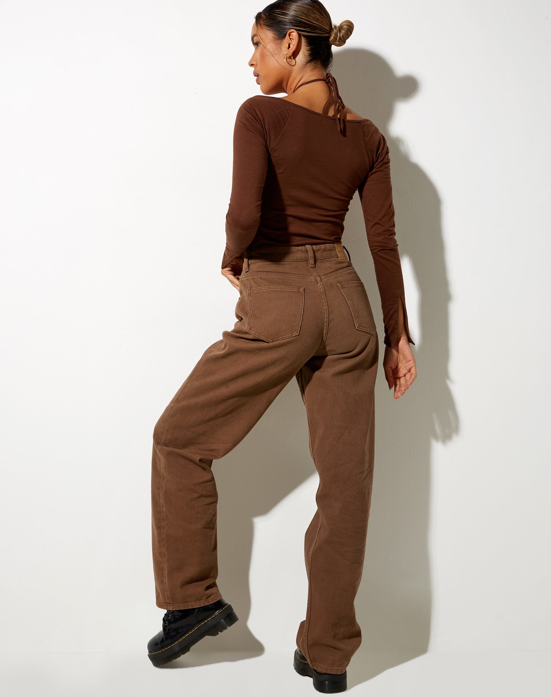 Bild von Lasira Mieder aus Lycra Kakao