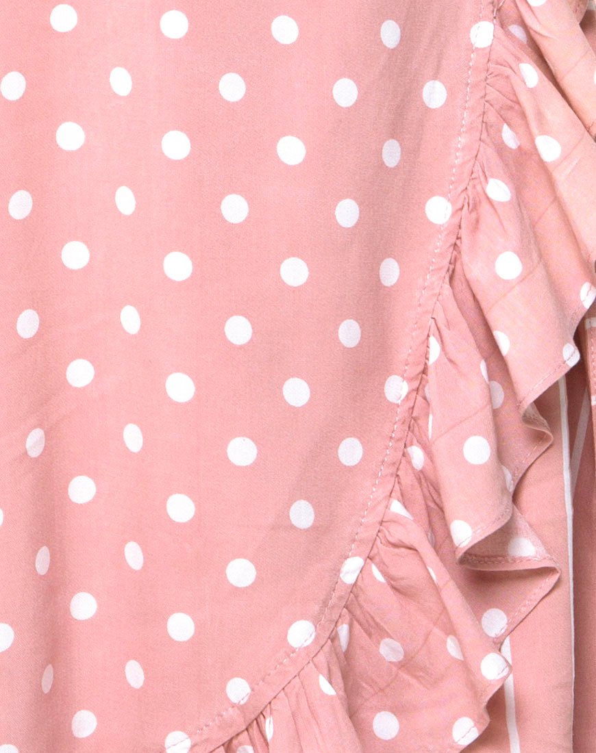 Image of Lasky Schlupfkleid mit Fleckenstreifen in Rosa und Weiß