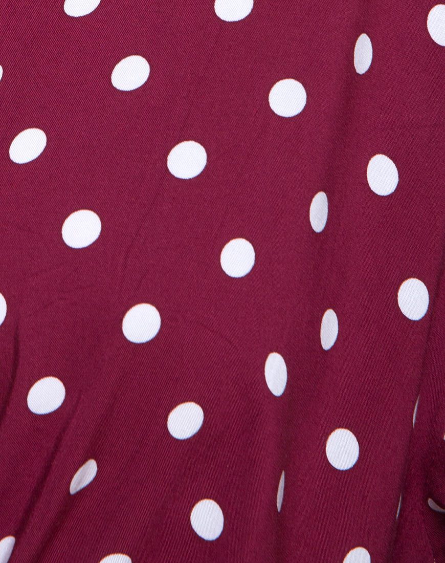 Image von Lauv Shirt in Medium Polka Wein