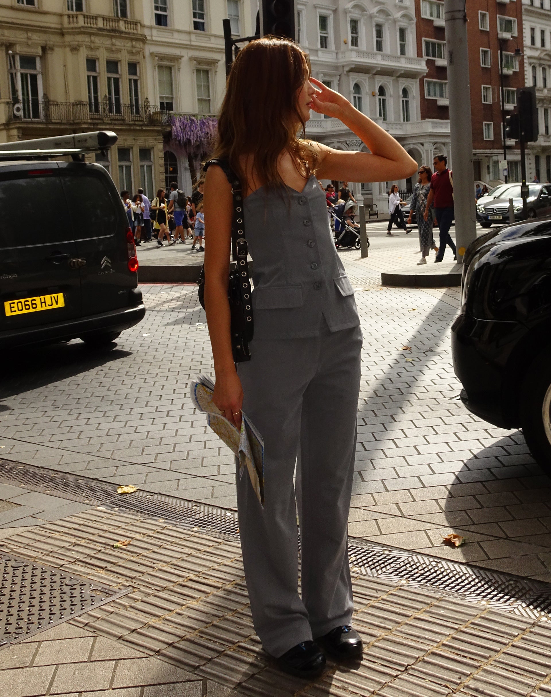 Abbildung der MOTEL X JACQUIE Jabba Trouser in Charcoal