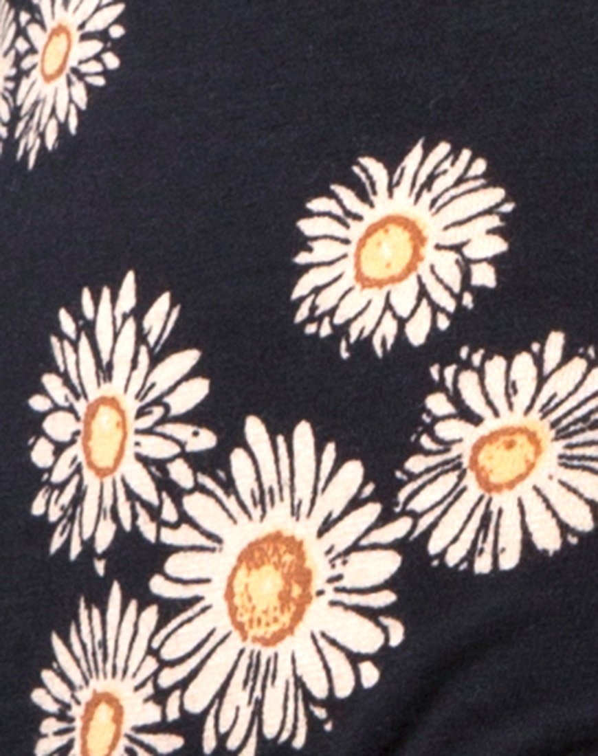 Bild von Lax Bandeau Mieder in Grunge Daisy Floral