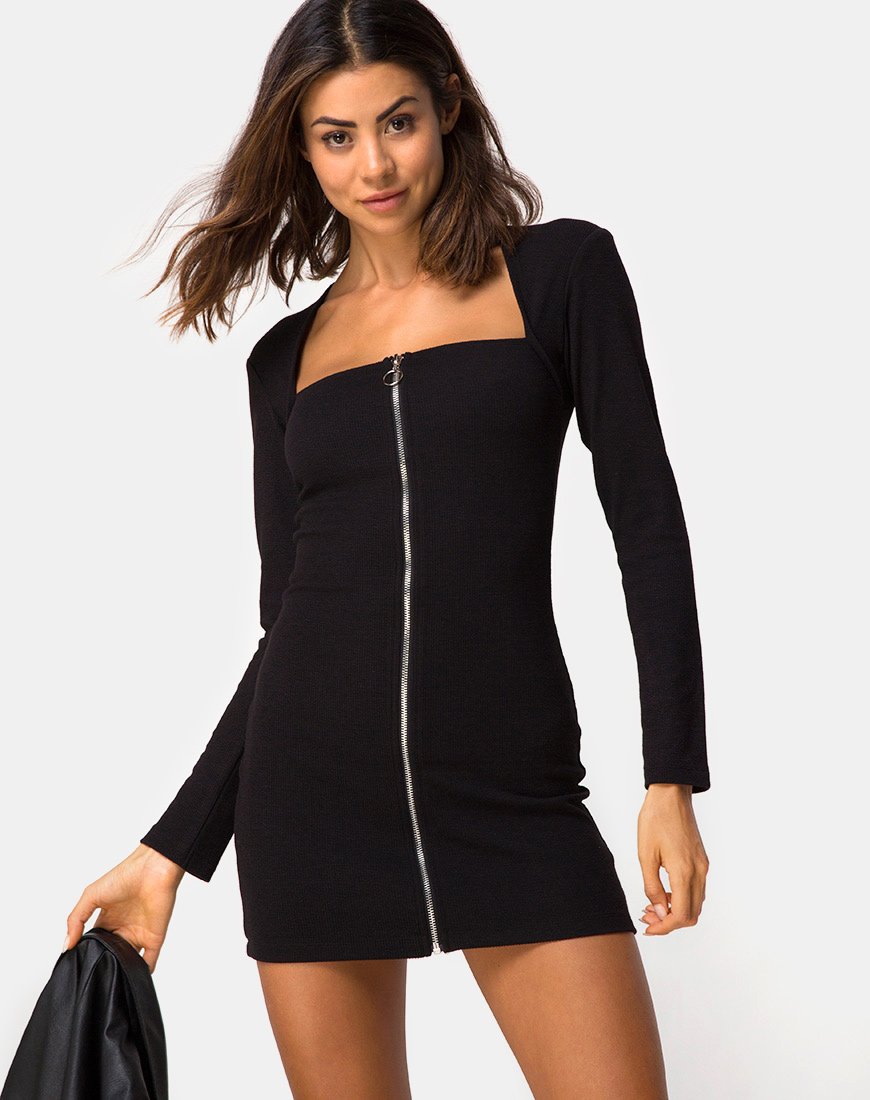 Leah Minikleid in Schwarz