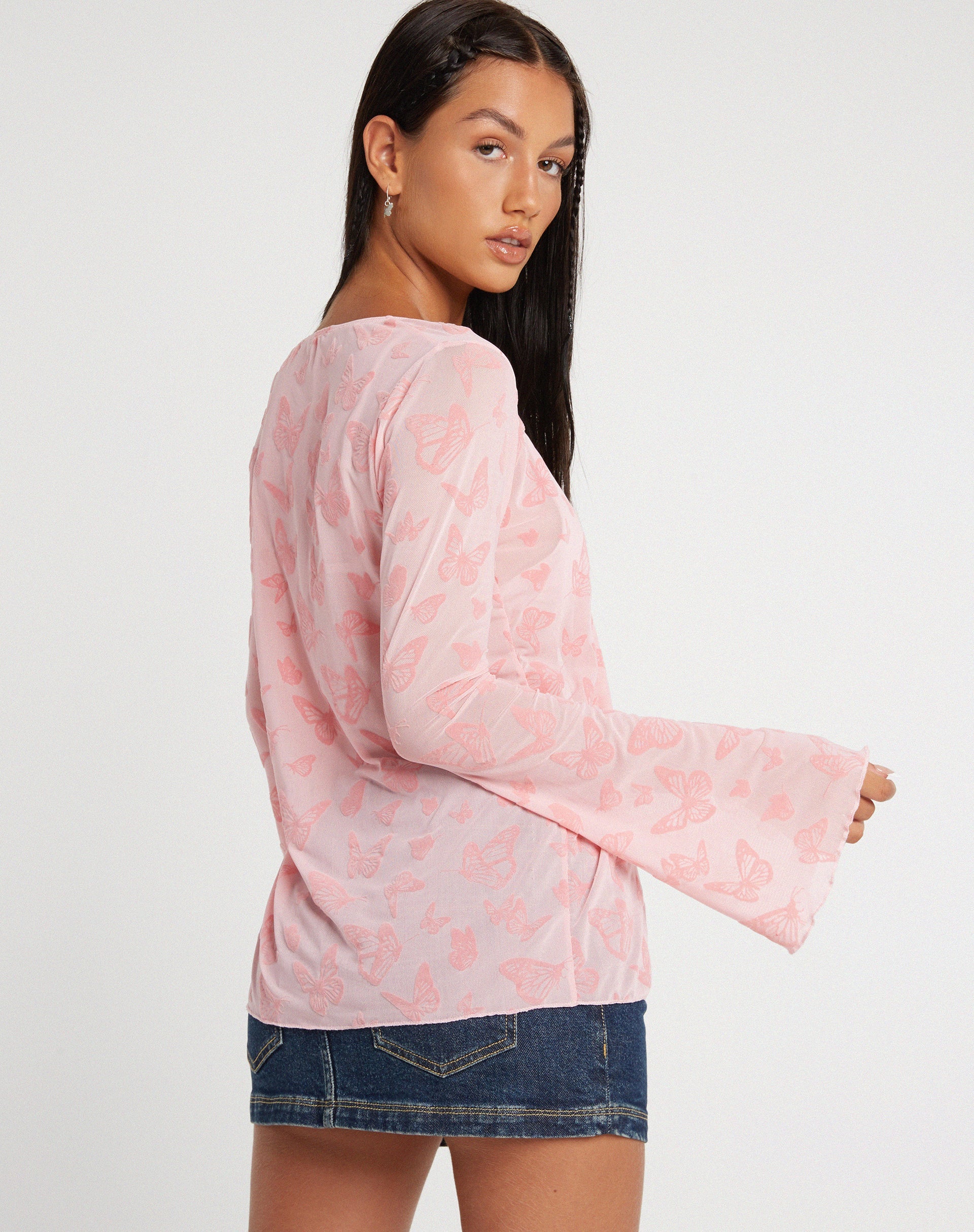 Bild von Leony Cardi in Butterfly Pink Flock