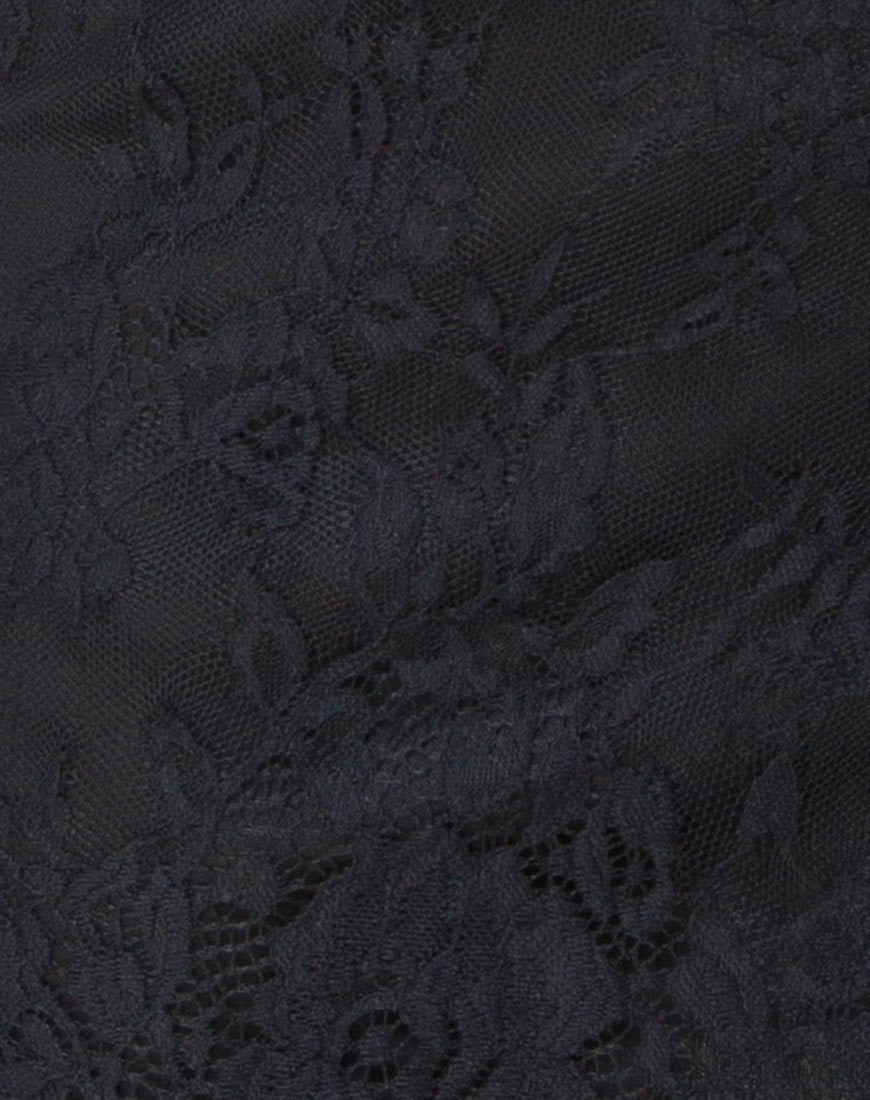Image of Lesora Kleid aus Spitze Schwarz