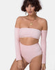 Bild von Lesta Short in flauschigem Strick Candy