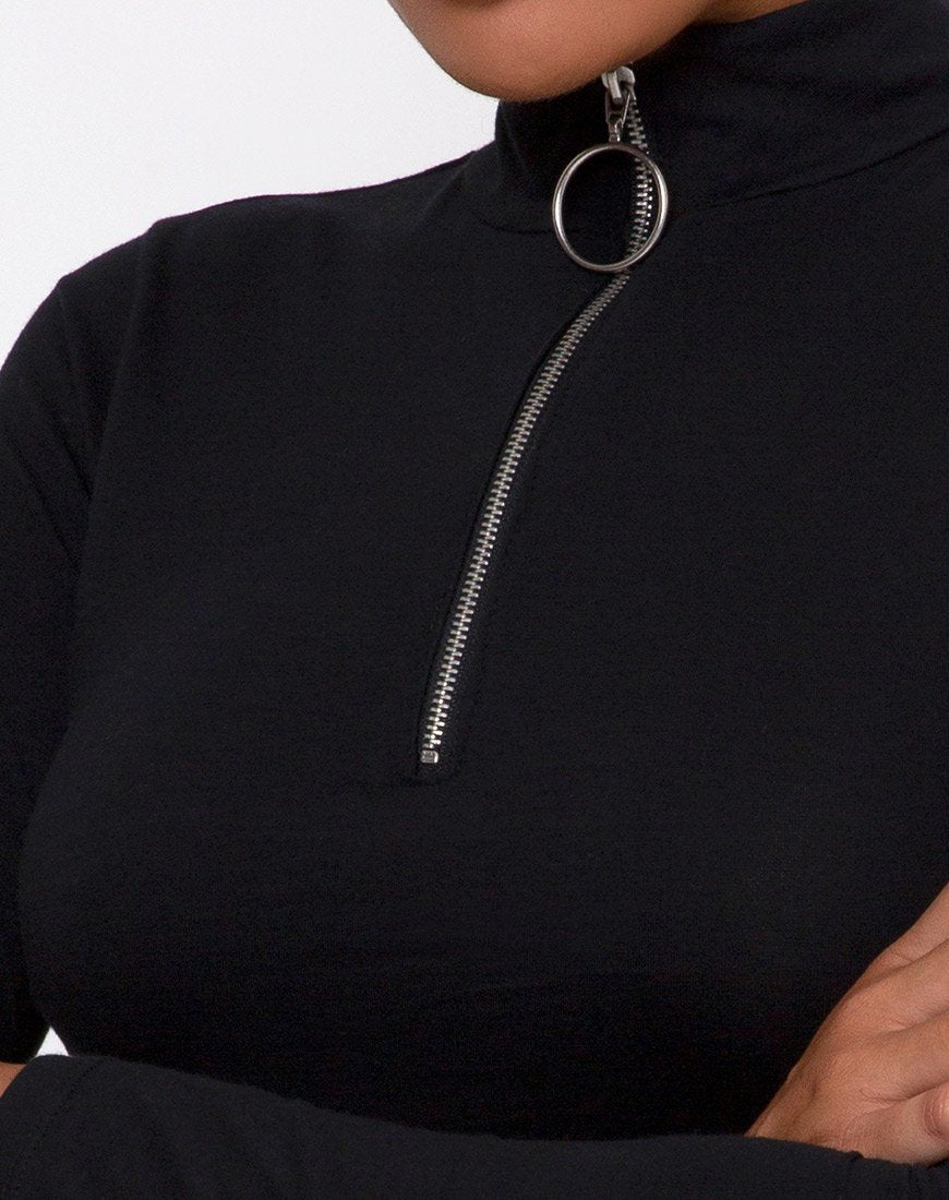 Bild von Lesvy Crop Top in Schwarz