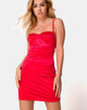 Image von Leta Bodycon Kleid in Rot