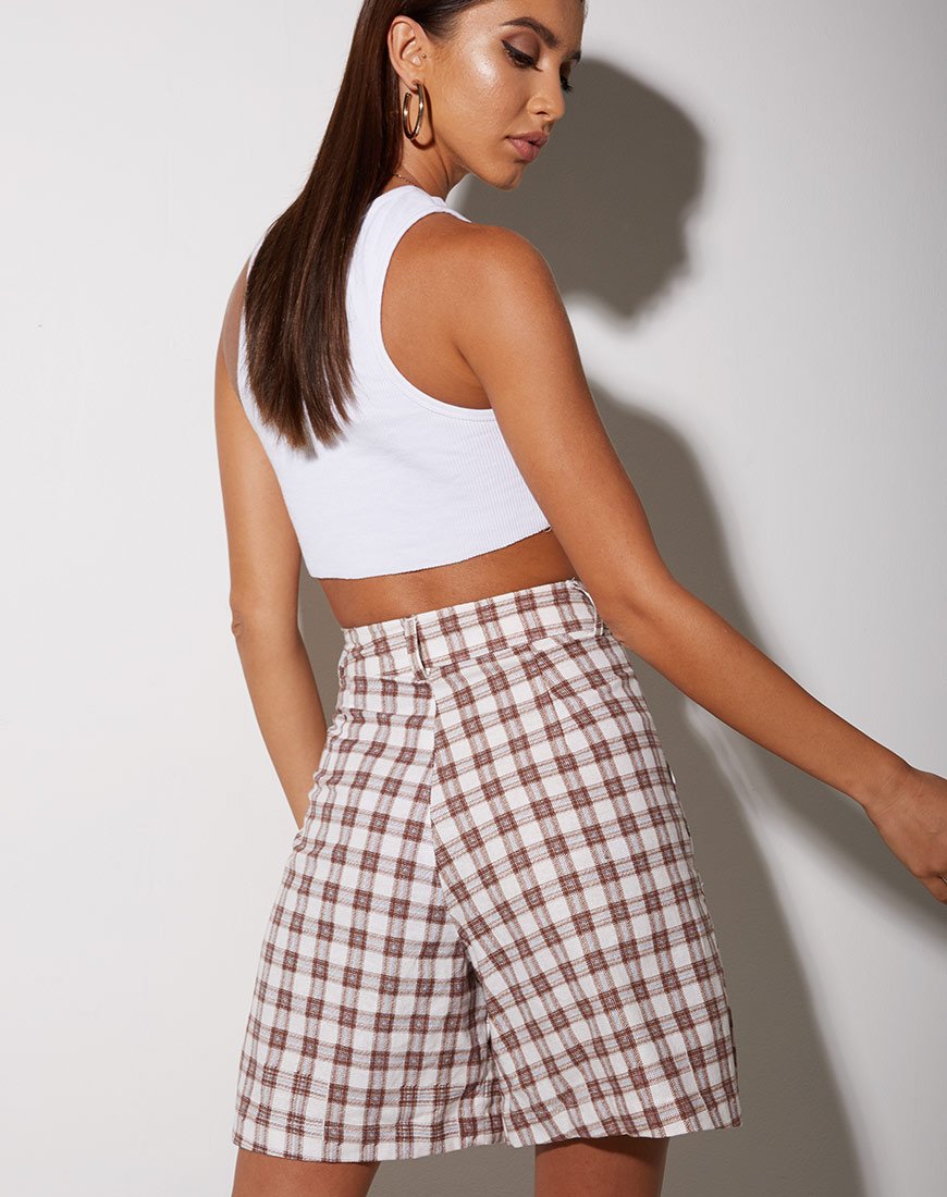 Lexta Short in Schachmatt Braun