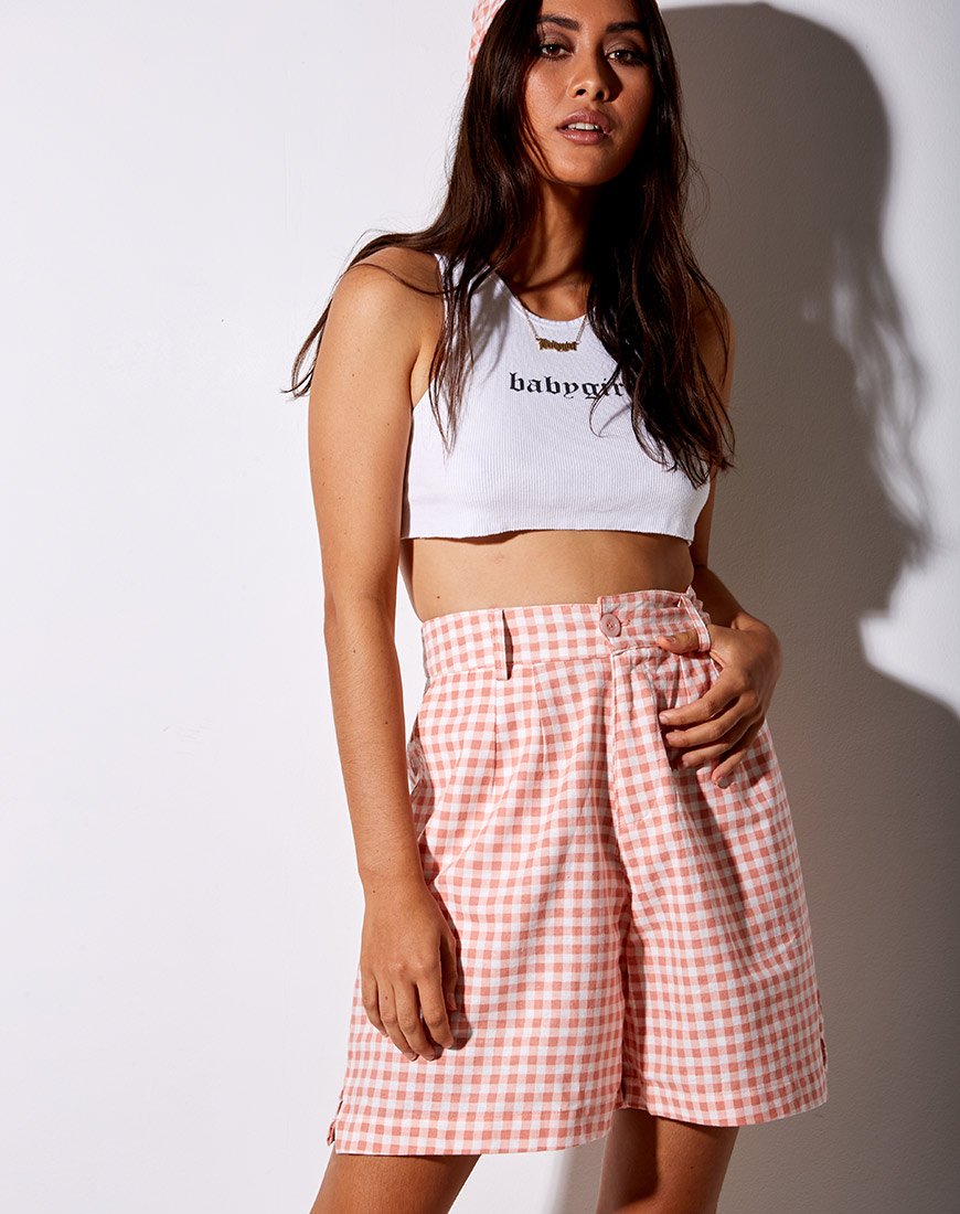 Bild von Lexta Short in Rosa Karo
