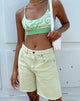 Image von Motel X Barbara Kristoffersen Lose Fit Denim Short in Sage