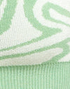Jagged Swirl Pfefferminz und Sahne stricken