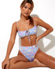 Bild von LIANA BIKINI TOP WASHED OUT PASTEL FLORAL