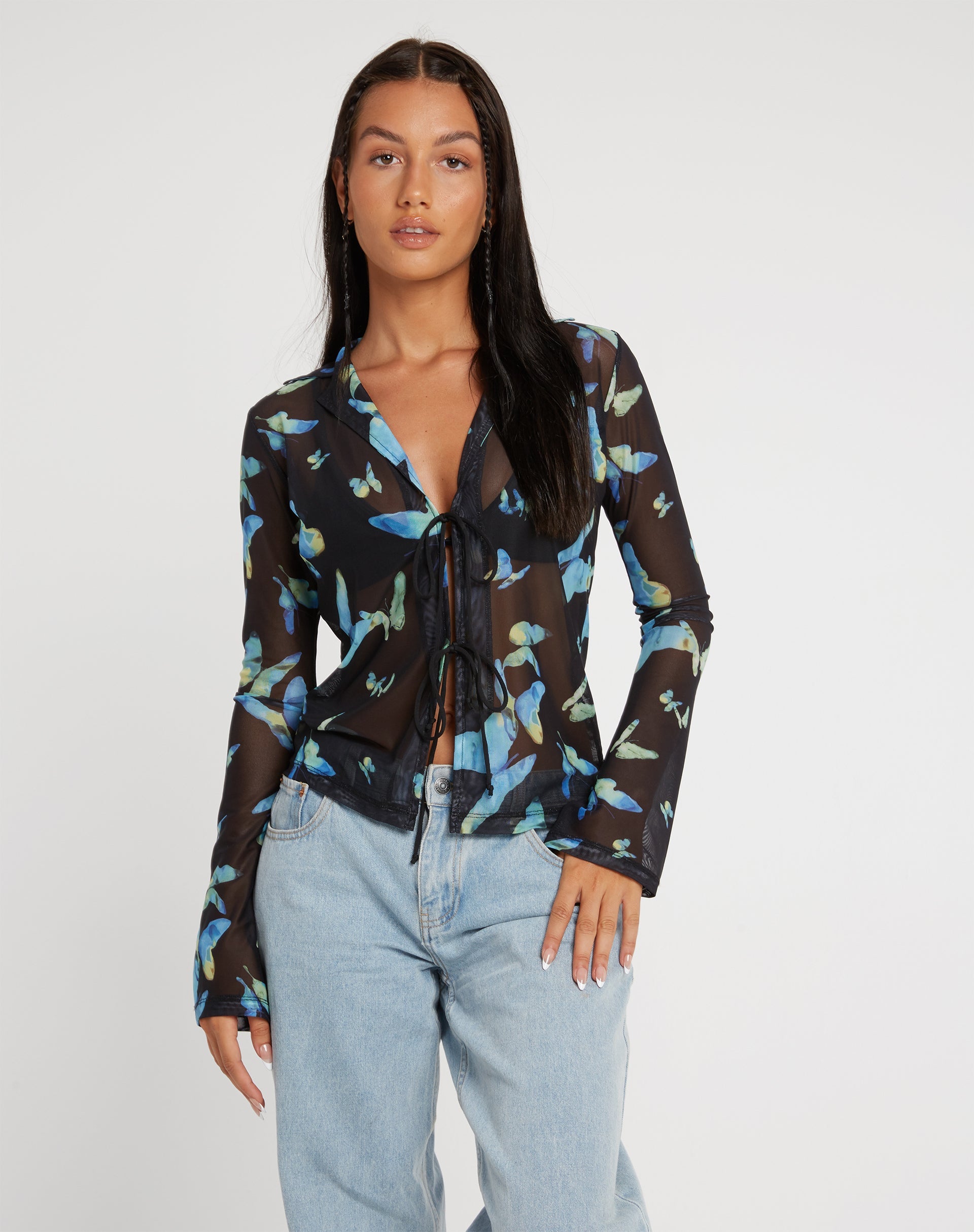Bild von Lica Cardi in Schmetterling Aquarell Schwarz