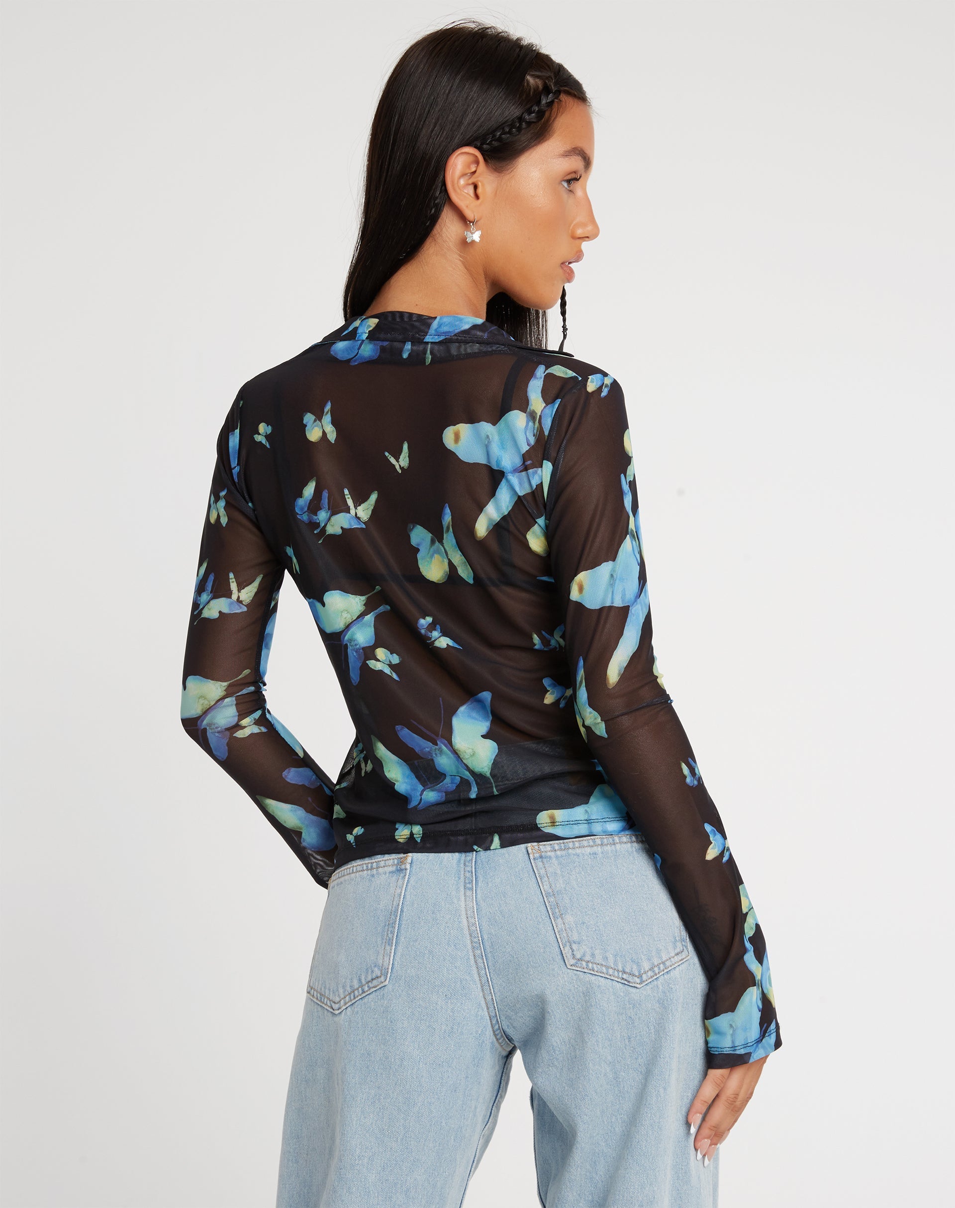 Bild von Lica Cardi in Schmetterling Aquarell Schwarz