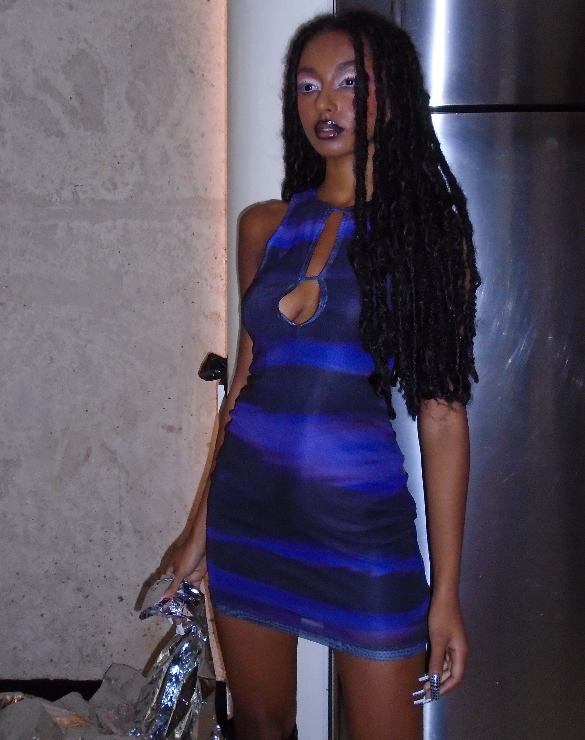 Image of Alannah Bodycon Kleid in Cosmic Melt