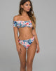 Bild von Lila Bikini-Oberteil in Rossa Print