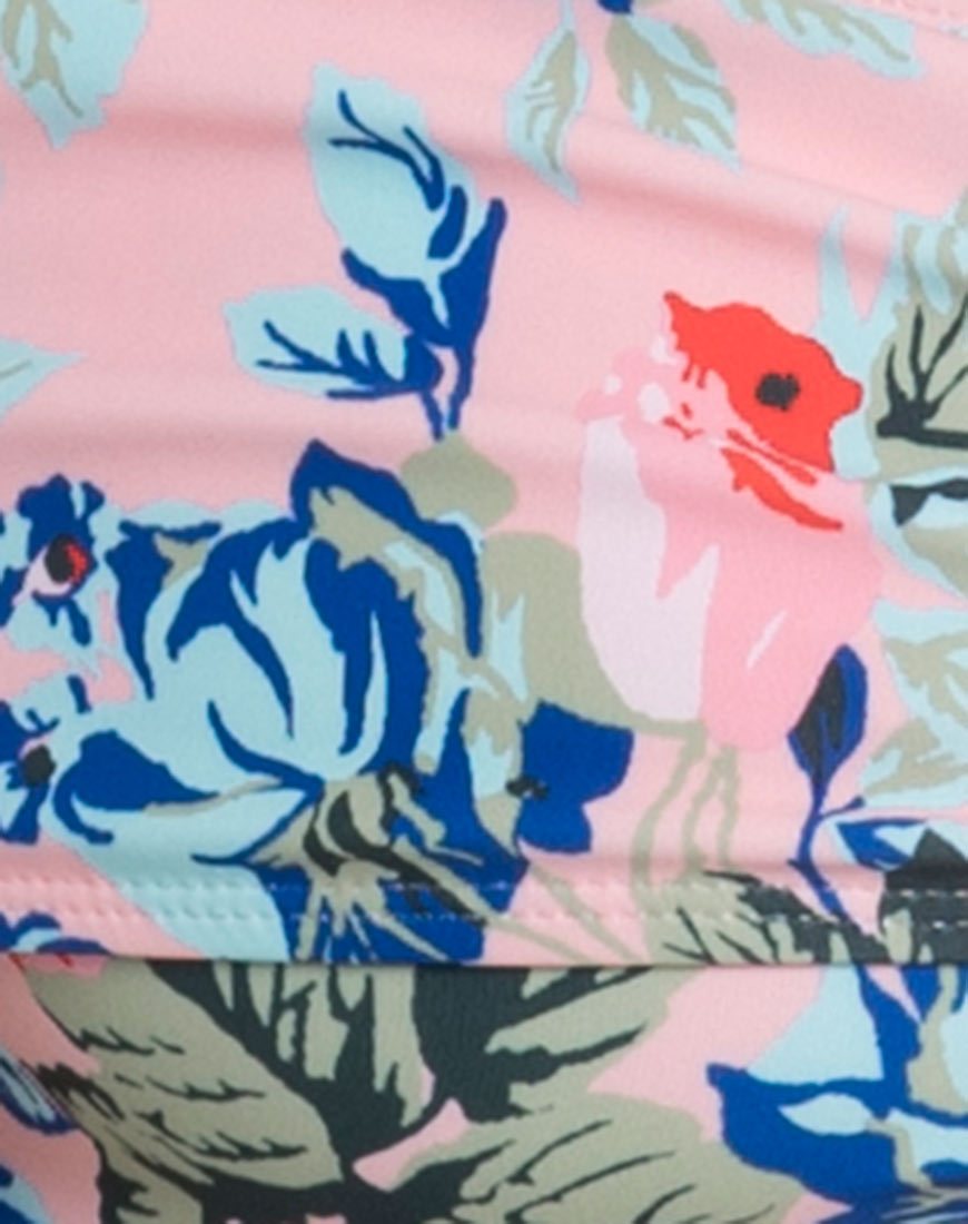 Bild von Lila Bikiniunterteil in Rossa Print