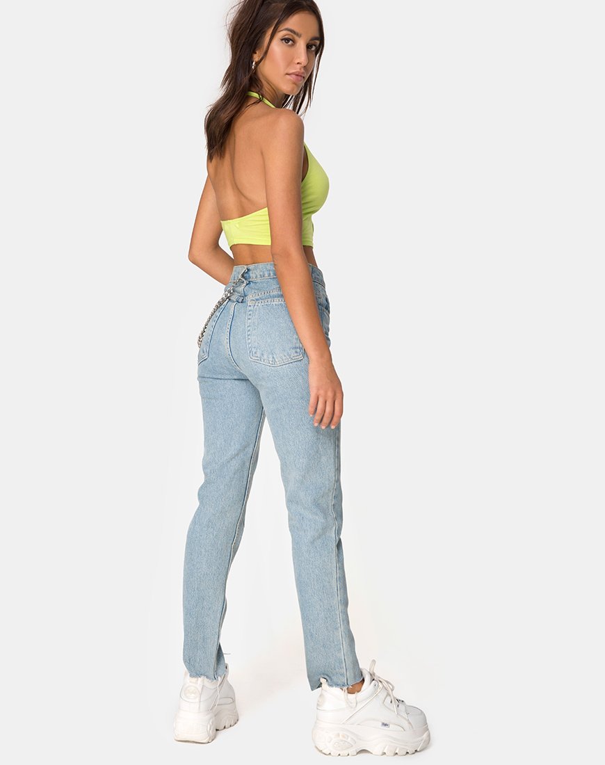 Image von Lini Crop Top in Limette