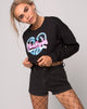 Image of Liona Sweatshirt in Schwarz Heart Breaker